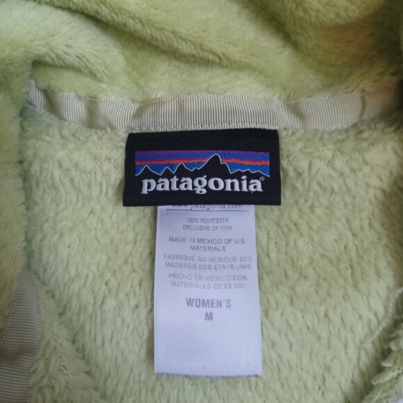 Yellow/Green Patagonia Fleece in M - Picture 2 of 4